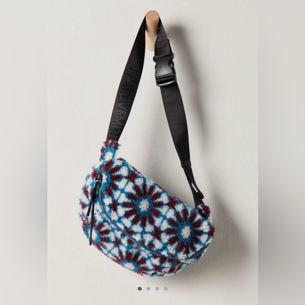 Free people printed Sherpa sling bag in tropic match NWT